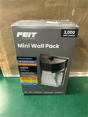 Feit Electric 3K Lumen Adjustable White Bronze Finish Mini Wall Pack